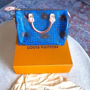 Authentic Louis Vuitton limited Blue Dot bag